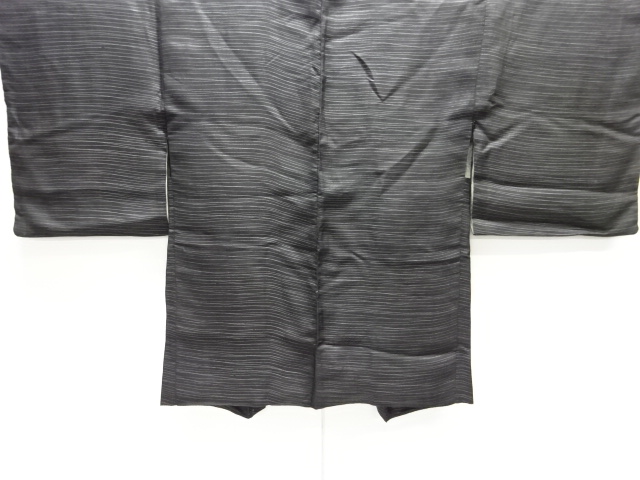 JAPANESE ANTIQUE HAORI / TAISHO ROMAN STYLE / SILK / STRIPE